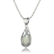 Оптовые новые моды дизайн ожерелье светящиеся ожерелье камень женщин